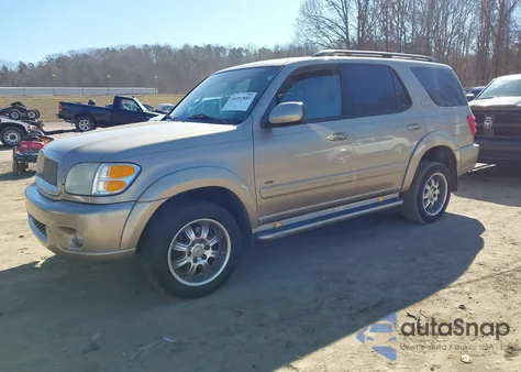 2004 Toyota Sequoia Sr5 V8 from USA, damaged, VIN 5TDZT34A84S212750